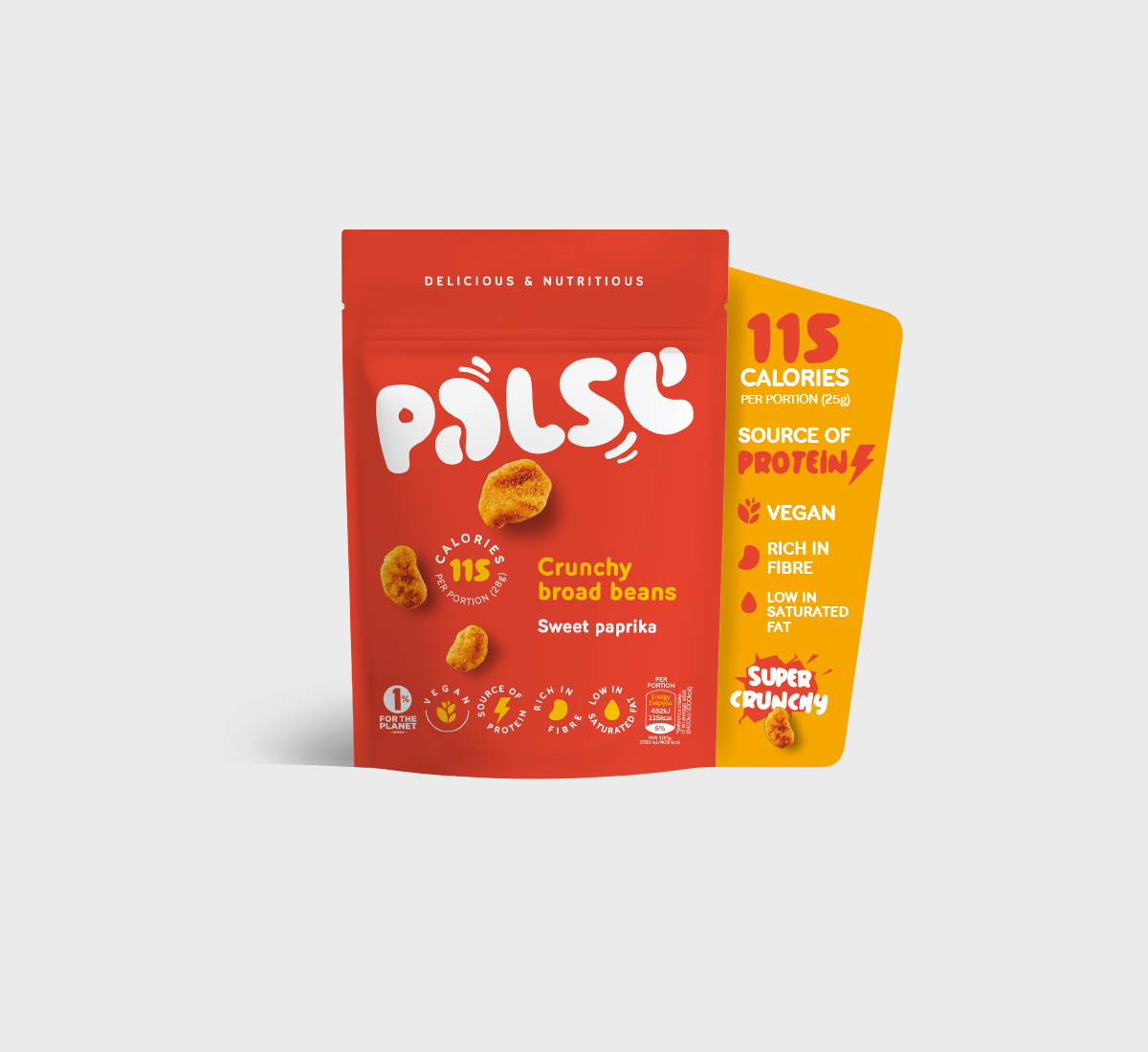 Palse, CRUNCHY FAVA BEANS  Sweet paprika