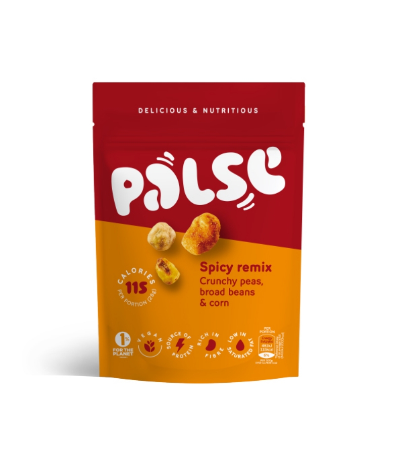SPICY REMIX  Crunchy peas, fava beans & corn